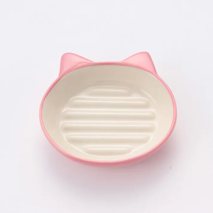 イージーダイナーキャットディッシュ ピンク