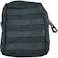 【CAINZ-DASH】REDROCK社 ラージ MOLLE ユーティリティーポーチ ブラック 82-004BLK【別送品】