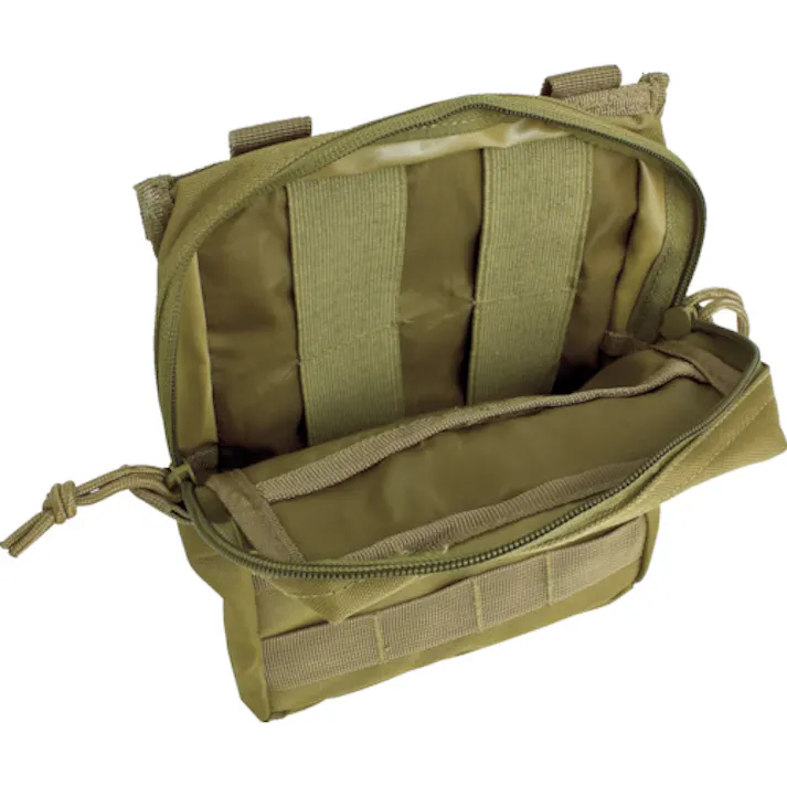 【CAINZ-DASH】REDROCK社 ラージ MOLLE ユーティリティーポーチ OD 82-004OD【別送品】