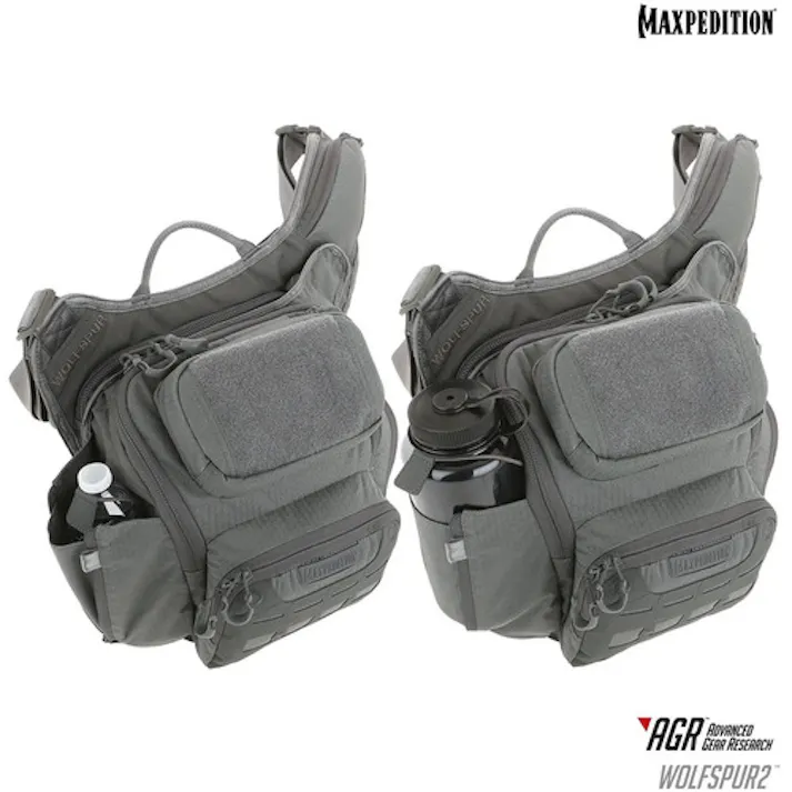 【CAINZ-DASH】MAXPEDITION社 WOLFSPUR クロスボディ ショルダーバッグ グレー WLF2GRY【別送品】