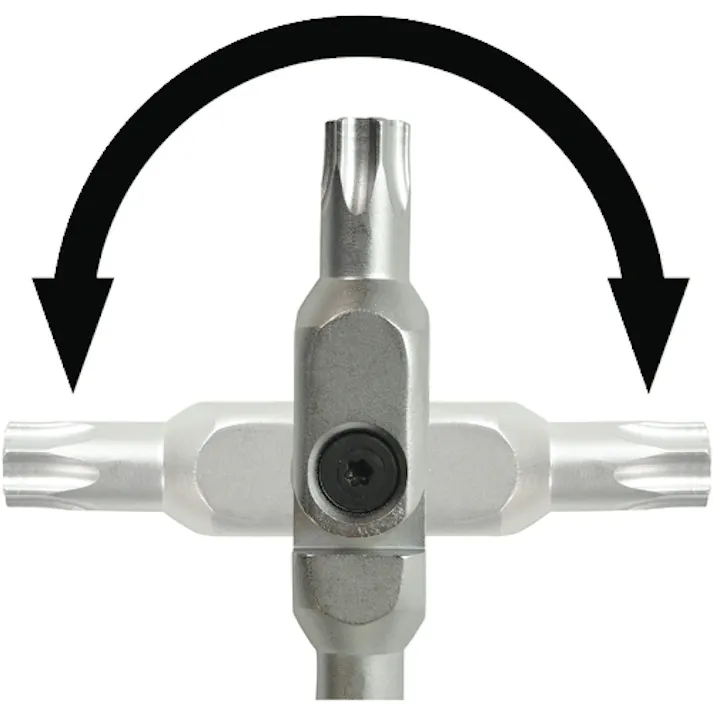 【CAINZ-DASH】ボンダス・ジャパン ヘックスローブレンチ HEX PRO ピボットヘッド・トルクスレンチ T20 首下寸法23mm 全長108mm 88220【別送品】