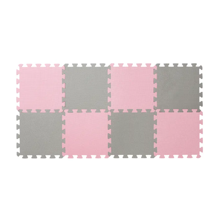 シービージャパン インテリア用品 カーペット やわらかジョイントカラーマット8枚組 幅30×奥30×高1.2cm ストロベリー 4573306869047【別送品】