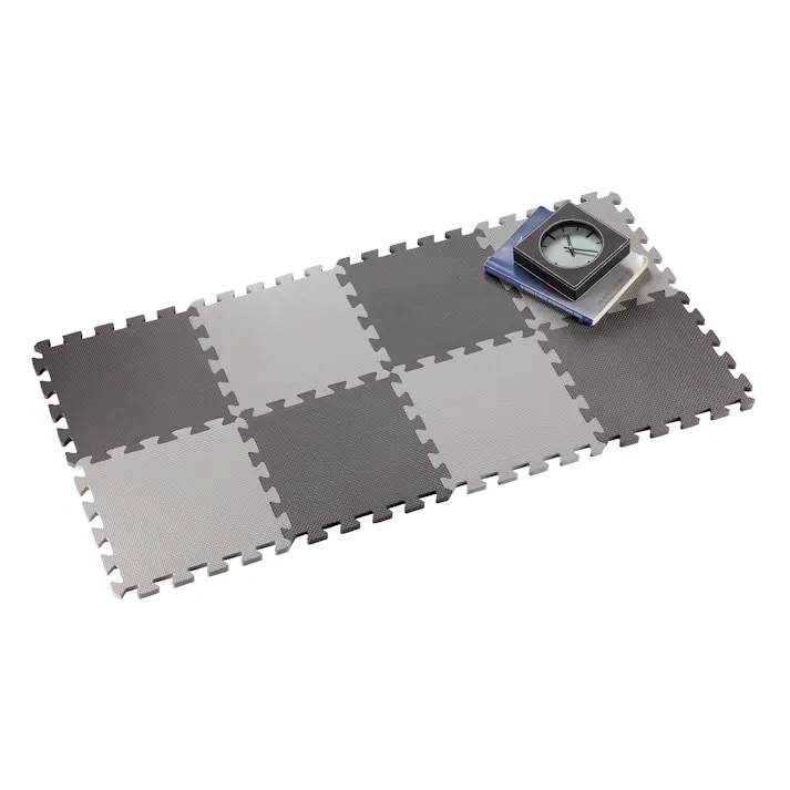 シービージャパン インテリア用品 カーペット やわらかジョイントカラーマット8枚組 幅30×奥30×高1.2cm セサミ 4573306869108【別送品】