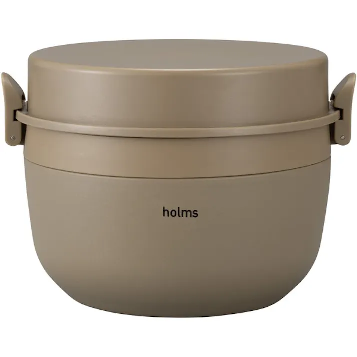 シービージャパン キッチン用品 弁当箱 holmsランチジャー620 幅15.4×奥14.3×高11cm ベージュ 4573306869207【別送品】