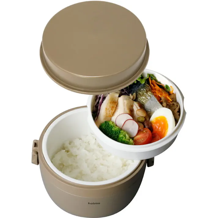 シービージャパン キッチン用品 弁当箱 holmsランチジャー620 幅15.4×奥14.3×高11cm ベージュ 4573306869207【別送品】