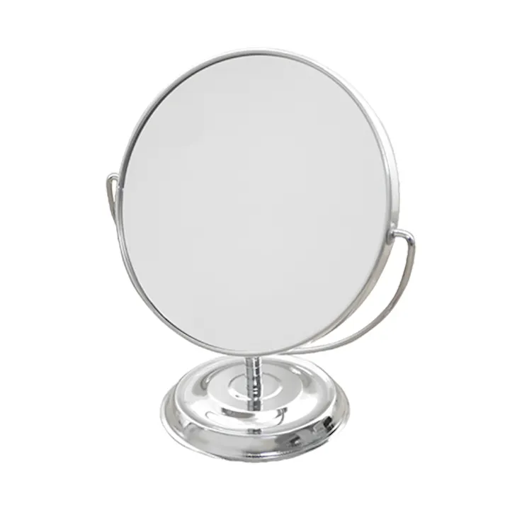 ヤマムラ 美容用品 メイク 鏡 5吋メタルベース 幅14.2×奥8.9×高16.7cm 4979836241207【別送品】