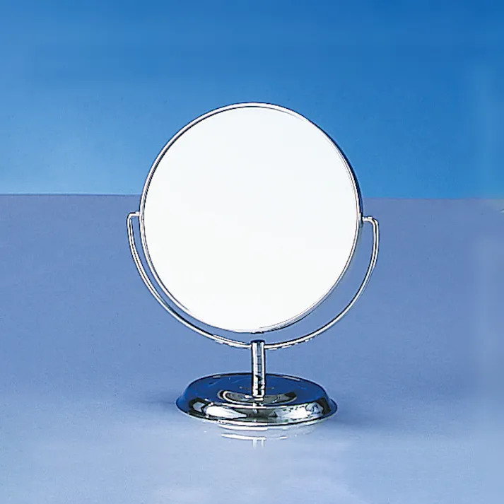 ヤマムラ 美容用品 メイク 鏡 5吋メタルベース 幅14.2×奥8.9×高16.7cm 4979836241207【別送品】