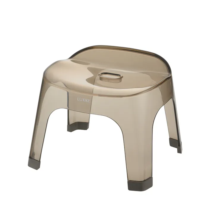 リッチェル お風呂用品 ランドリー リュクレ 腰かけ 25H 幅37×奥32×高29cm ブラウン 4945680300377【別送品】