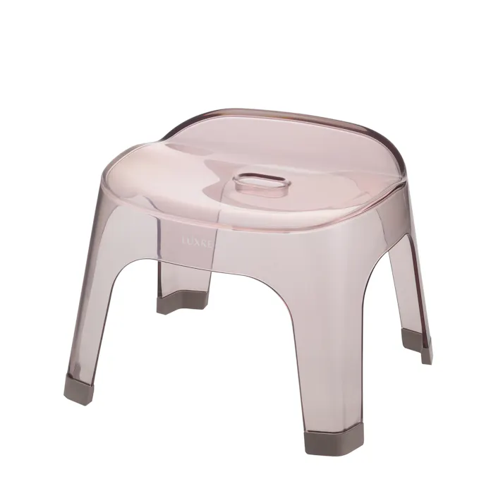 リッチェル お風呂用品 ランドリー リュクレ 腰かけ 25H 幅37×奥32×高29cm ピンク 4945680300384【別送品】