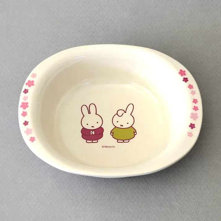 関東プラスチック工業 キッチン用品 食器 バイオマス ミッフィー耳付ボール 幅15×奥12.2×高4.5cm 4523927008110【別送品】