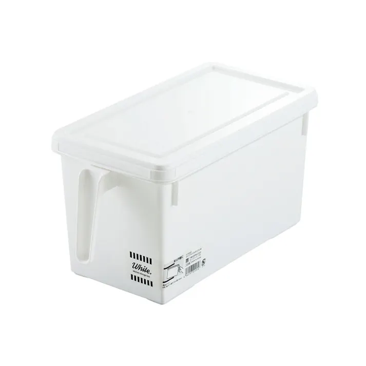 不動技研 キッチン用品 キッチン収納 ストックハンドルボックス 幅15.7×奥31.2×高16cm ホワイト 4962191015316【別送品】
