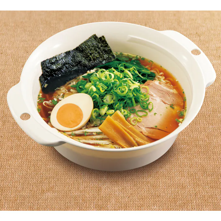 不動技研 キッチン用品 調理器具 電子レンジで調理 ラーメン 幅23.8×奥20.5×高7.7cm 4962191014418【別送品】