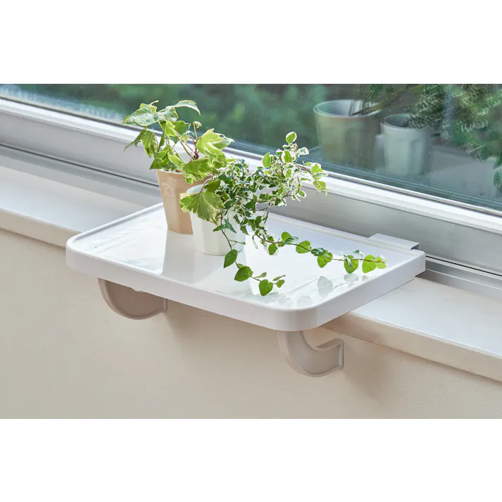 平安伸銅工業 平安伸銅工業 ちょこっとラック 窓枠 取付幅30cm 耐荷重3kg CR-1 ホワイト ちょこっとラック 幅30×奥21×高9.5cm ホワイト 4977612204200【別送品】