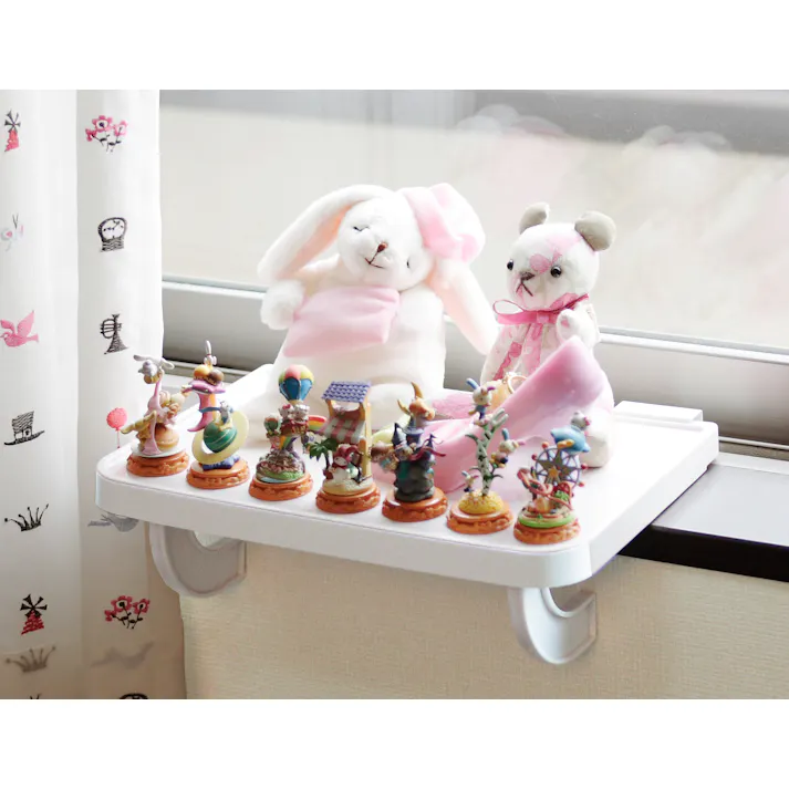 平安伸銅工業 平安伸銅工業 ちょこっとラック 窓枠 取付幅30cm 耐荷重3kg CR-1 ホワイト ちょこっとラック 幅30×奥21×高9.5cm ホワイト 4977612204200【別送品】