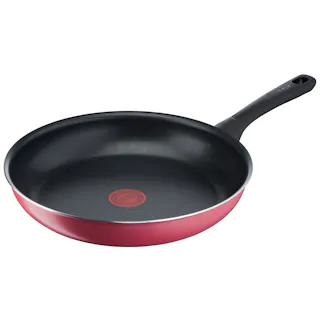 T-fal クランベリーレッドフライパン28cm (幅)47.1(奥行)29.6(高さ)7.5cm レッド B55906 ガス火専用【別送品】