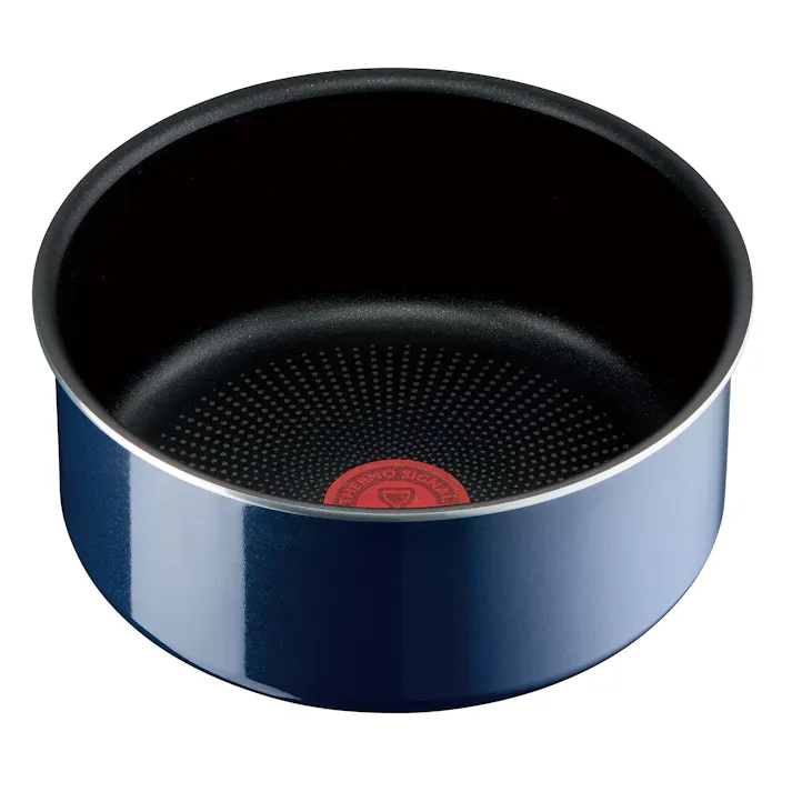 T-fal インジニオ ロイヤルブルー ソースパン20cm (幅)21.4(奥行)21.4(高さ)9.2cm ブルー L43730 ガス火専用【別送品】