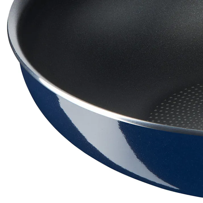 T-fal インジニオ ロイヤルブルー ウォックパン26cm (幅)27.4(奥行)27.4(高さ)8.2cm ブルー L43777 ガス火専用【別送品】