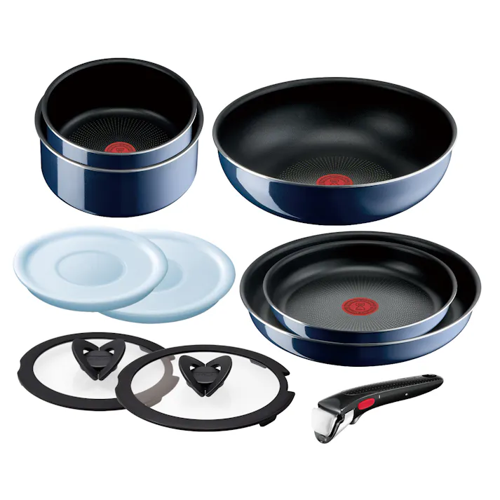 グループセブジャパン T-fal   インジニオ ロイヤルブルー10点セット ブルー L43791 3168430322332【別送品】