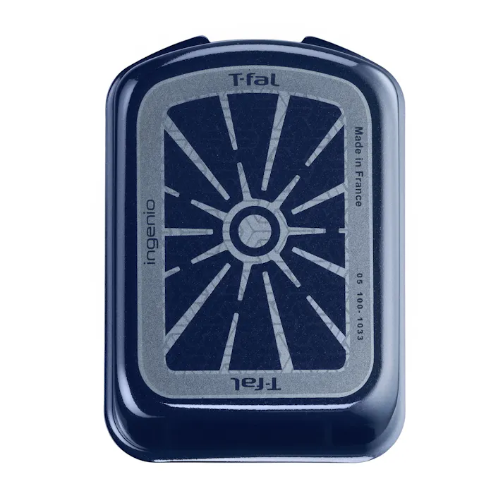 T-fal インジニオ ロイヤルブルー エッグパン (幅)20.6(奥行)14.6(高さ)5cm ブルー L43718 ガス火専用【別送品】