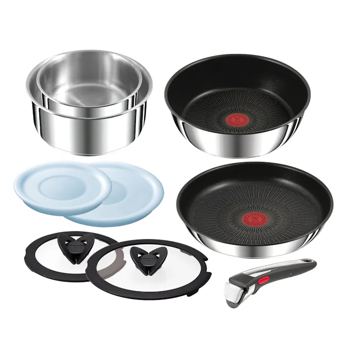 T-fal インジニオ IHステンレス 9点セット シルバー L97090 ガス火・IH対応【別送品】