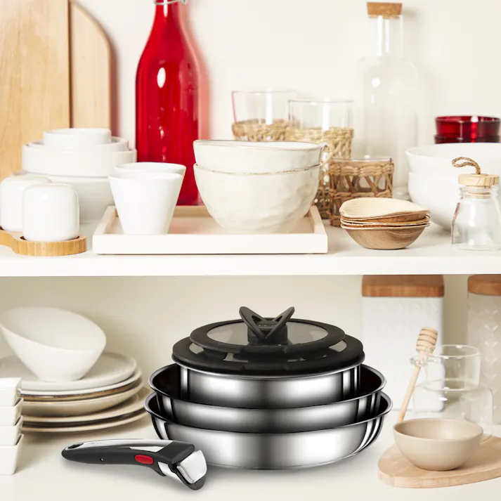 T-fal インジニオ IHステンレス 9点セット シルバー L97090 ガス火・IH対応【別送品】