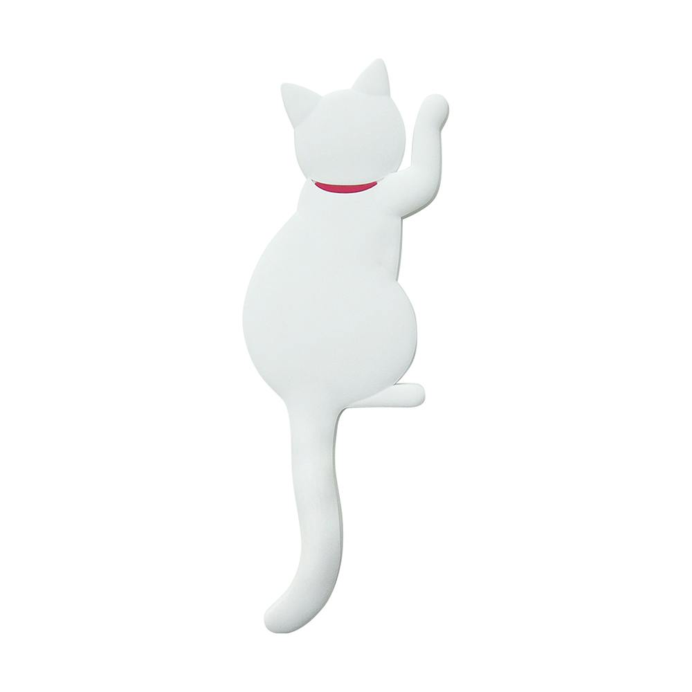 東洋ケース マグネットフックCattail (幅)5.2(奥行)0.5(高さ)14.3cm ホワイト MH-CAT-01 4511546082895 空間収納 東洋ケース マグネットフックCattail (幅)5.2(奥行)0.5(高さ)14.3cm ホワイト MH-CAT-01 4511546082895 空間収納