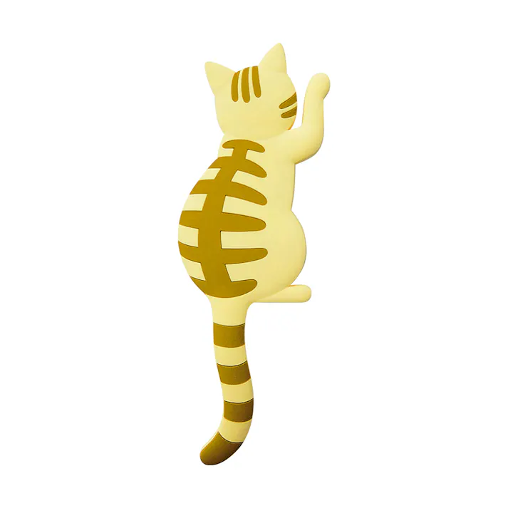 東洋ケース マグネットフックCattail (幅)5.2(奥行)0.5(高さ)14.3cm ブラウン MH-CAT-05 4511546082932【別送品】