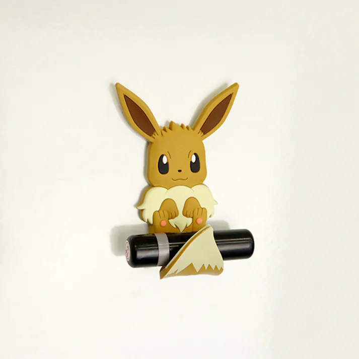 東洋ケース ぺったりフック ポケモンテール イーブイ (幅)5.6(奥行)8.5(高さ)12.7cm ブラウン SH-PM-05 4511546131289【別送品】