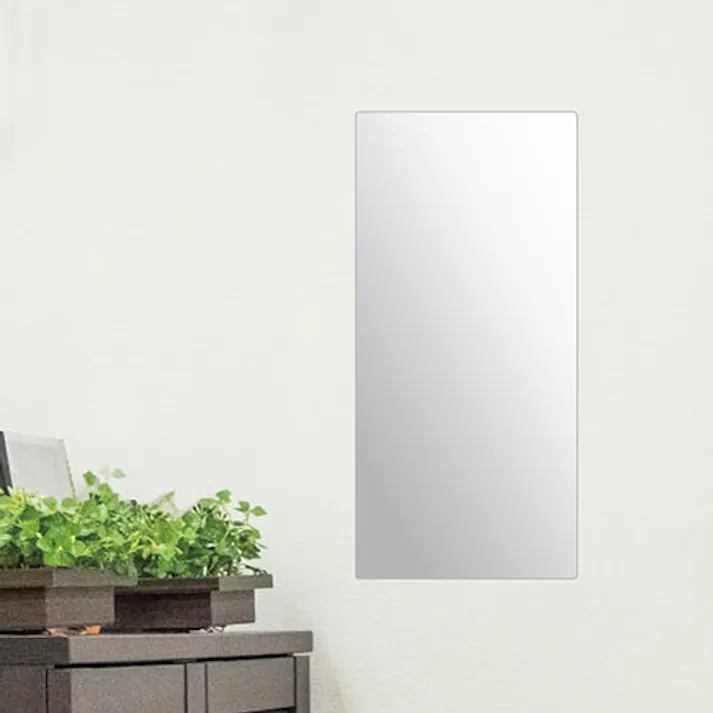 東洋ケース ピタッとミラー ロングワイド (幅)28(奥行)0.2(高さ)59.5cm シルバー MIR2-06 4511546136543【別送品】