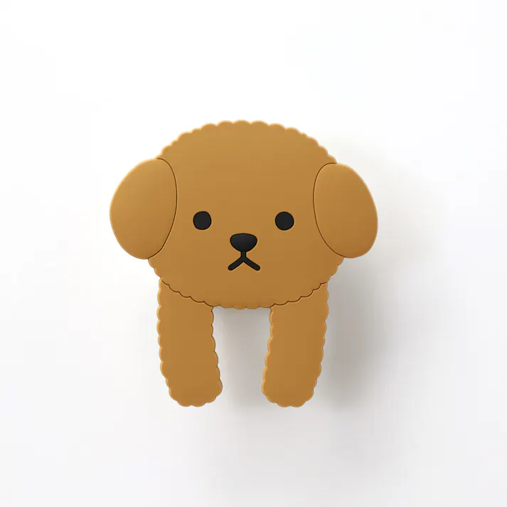 東洋ケース スティッキーフックポケット といぷーどる (幅)9.5(奥行)3.7(高さ)10.1cm ブラウン SH-P-04 4511546140274【別送品】