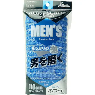 サンファブレス メンズプレミアム ふつう (幅)28(奥行)0.5(高さ)110cm ブルー 4517223010519【別送品】