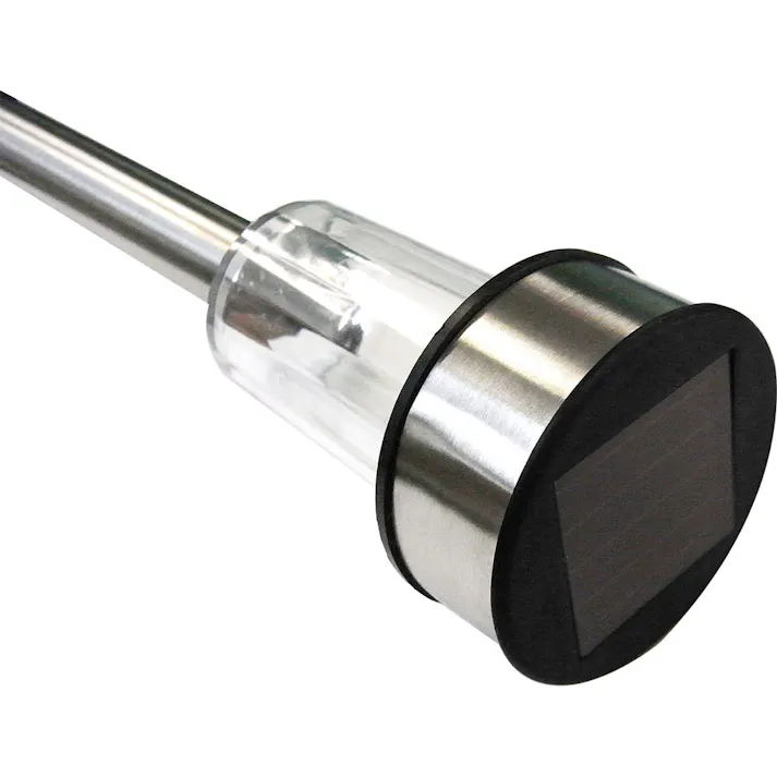 トレードワン LEDソーラーガーデンライト (幅)50(奥行)50(高さ)345cm シルバー FT-046 4562278694863【別送品】