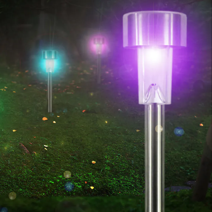 トレードワン LEDガーデンライトレインボー (幅)56(奥行)56(高さ)365cm シルバー 30100 4562278708997【別送品】