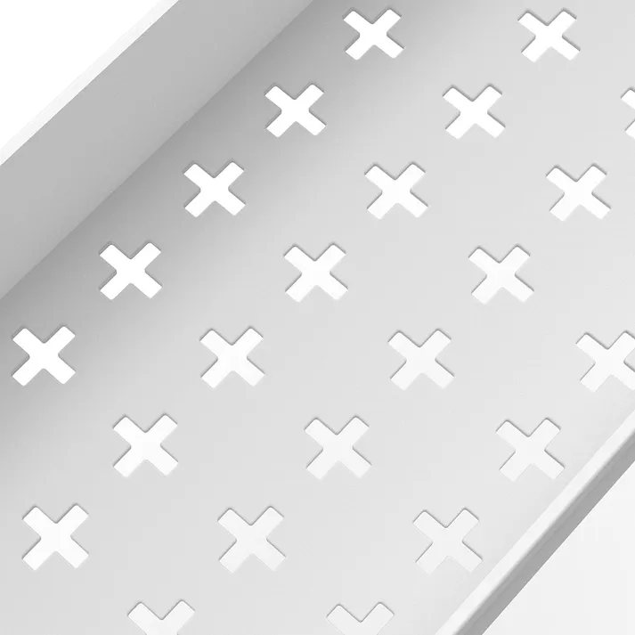 K.K ラクラクキャスターワゴン3段 (幅)22(奥行)40(高さ)60cm ホワイト K-10742 4582451309131【別送品】