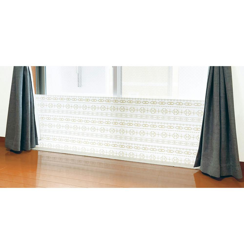 K.K 冷気遮断ボード L ネイティブ柄 (幅)200(奥行)60(高さ)0.5cm