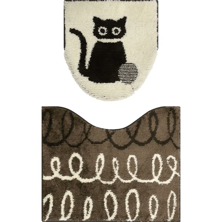 オカトー SOPOトイレ2点セットキャット (幅)60.0(奥行)50.0(高さ)1.0cm 4905016019656【別送品】