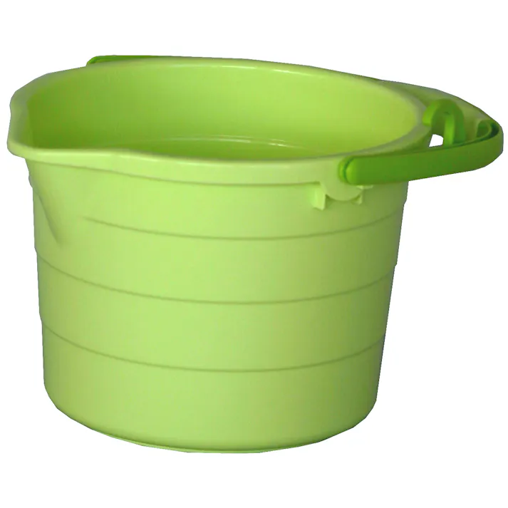 平和工業 ピジョンバケツ8L (幅)28(奥行)28(高さ)21cm グリーン 4907556199522【別送品】