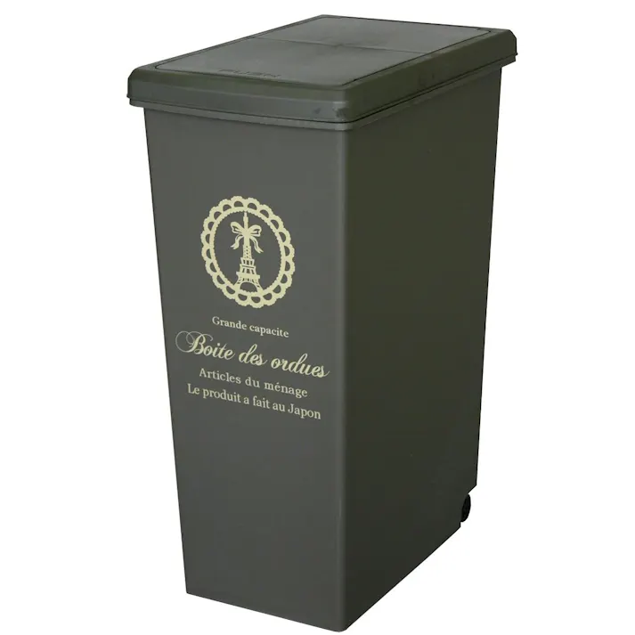 平和工業 スライドペール30L (幅)24(奥行)37(高さ)53cm ブラウン 4907556213716【別送品】