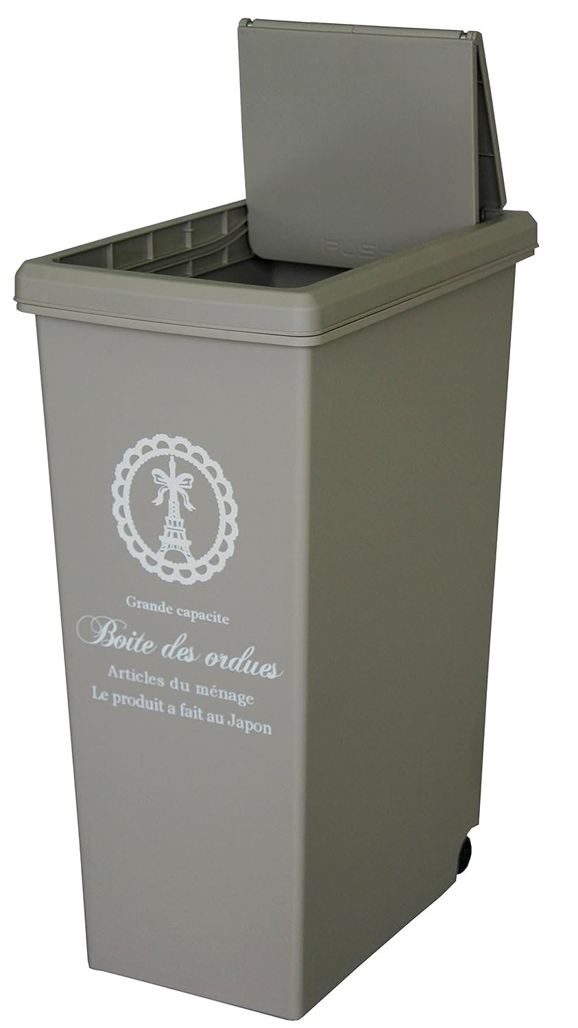 平和工業 スライドペール30L (幅)24(奥行)37(高さ)53cm ベージュ