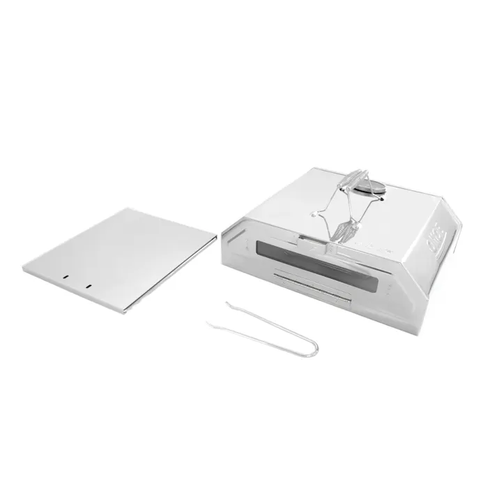 尾上製作所 コンパクトピザオーブンII (幅)38.5(奥行)31.5(高さ)12.5cm シルバー ON-1915 4907797019153【別送品】