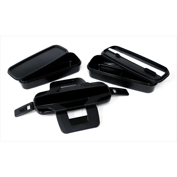 オーエスケー ロックフォー2段ランチBOX (幅)22.1(奥行)9.6(高さ)9.5cm BLW-26H 4970825127137【別送品】