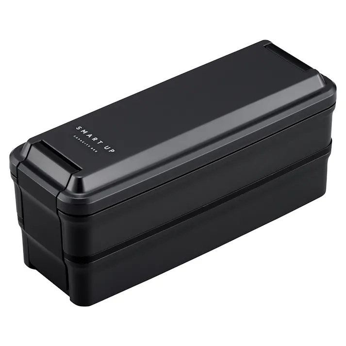 オーエスケー スマートアップランチボックス二段 (幅)21.4(奥行)8.0(高さ)9.5cm BLW-38H 4970825134555【別送品】