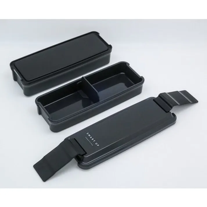 オーエスケー スマートアップランチボックス二段 (幅)21.4(奥行)8.0(高さ)9.5cm BLW-38H 4970825134555【別送品】