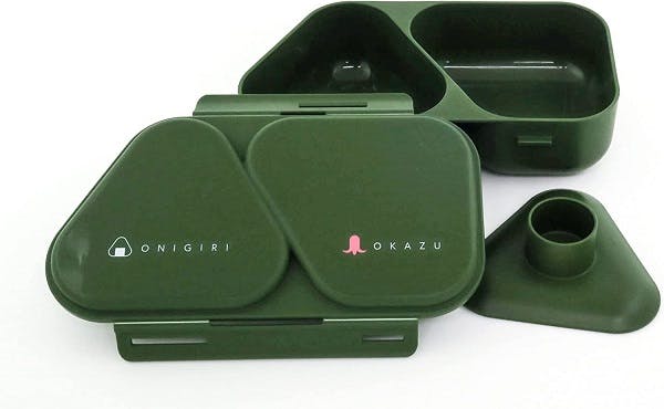 オーエスケー おにぎりランチケース (幅)18.0(奥行)9.9(高さ)5.2