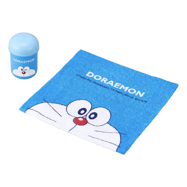 オーエスケー ドラえもんおしぼりセット (幅)6.3φ(奥行)(高さ)9.1cm OC-1 4970825138508【別送品】