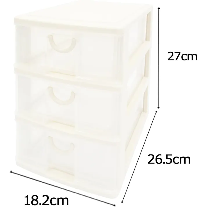 サンコープラスチック エルピスA-530W (幅)18.2(奥行)26.5(高さ)27cm ホワイト 4973230170262【別送品】