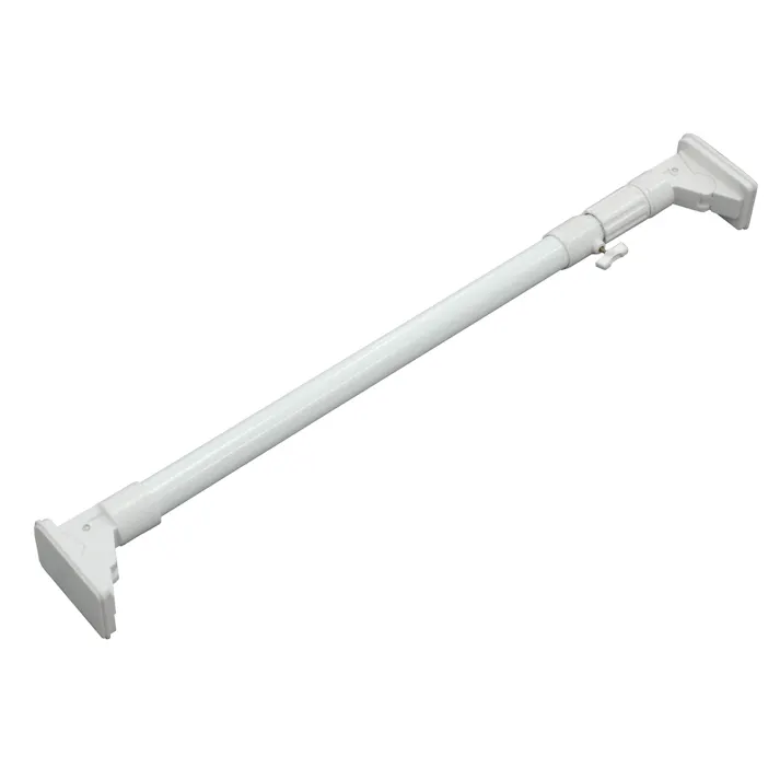 平安伸銅工業 ハイカム超極太ポール小 (幅)75-110(奥行)6.5(高さ)10cm 白 HGP-75 4977612150903【別送品】