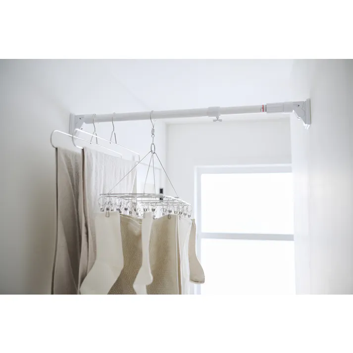 平安伸銅工業 ハイカム超極太ポール小 (幅)75-110(奥行)6.5(高さ)10cm 白 HGP-75 4977612150903【別送品】