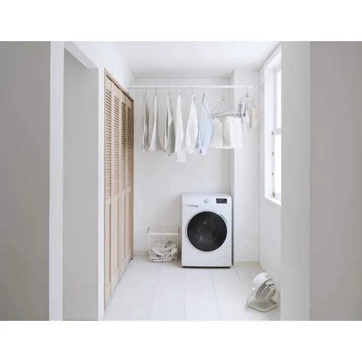 平安伸銅工業 突ぱり簡単極太ポールM (幅)110-180(奥行)7(高さ)11cm 白 OGP-110 4977612151603【別送品】