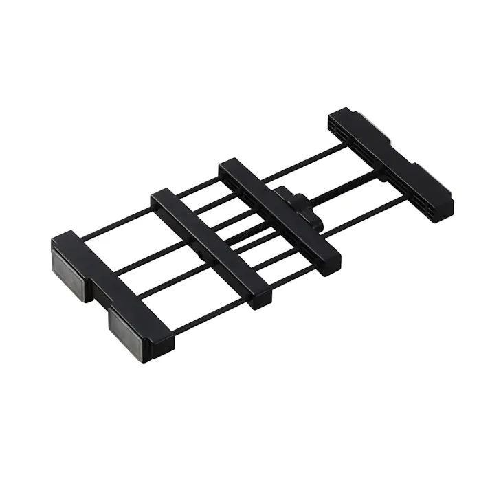 平安伸銅工業 突っ張りすき間棚S‐Lブラック (幅)19-28(奥行)12(高さ)2.2cm ブラック SMR-13B 4977612210119【別送品】